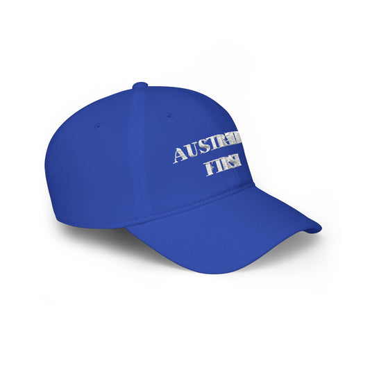 AUSTRALIA FIRST EMBROIDERED HAT BLUE