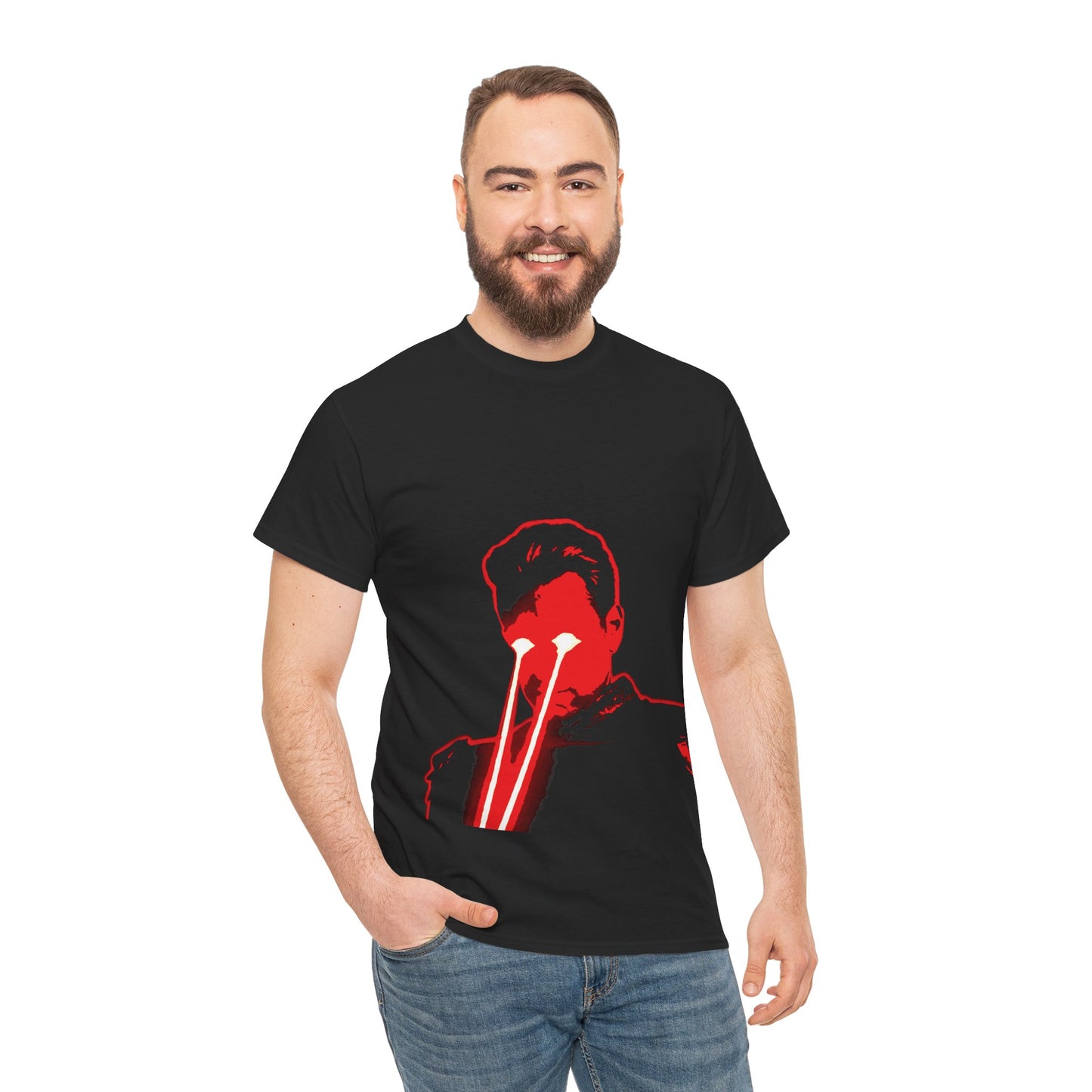 HOMELANDER GRAPHIC T-SHIRT RED AND BLACK PHOTO 2