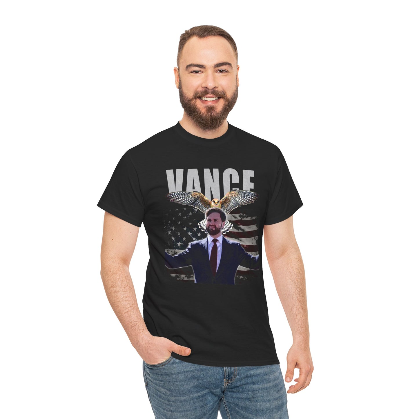 JD VANCE TRUMP VICE PRESIDENT GRAPHIC T-SHIRT PHOTO 2