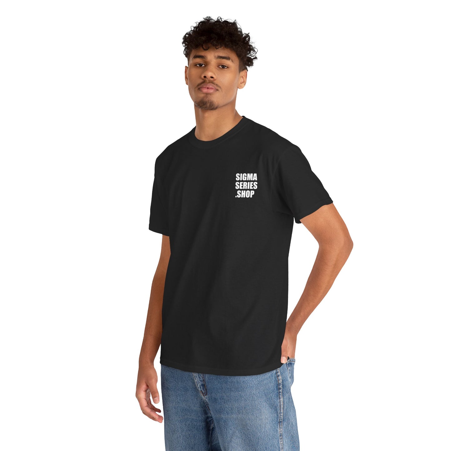 SIGMASERIES.SHOP LOGO T-SHIRT BLACK PHOTO 1