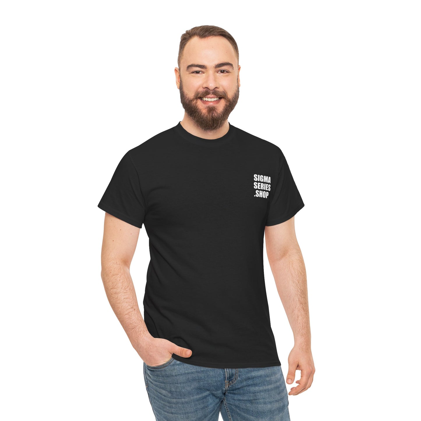 SIGMASERIES.SHOP LOGO T-SHIRT BLACK PHOTO 2