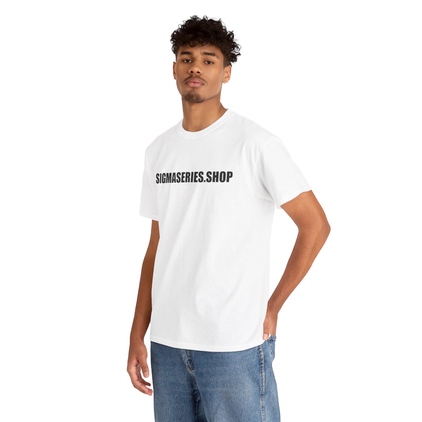 SIGMA SERIES SHOP LOGO T-SHIRT WHITE PHOTO 1