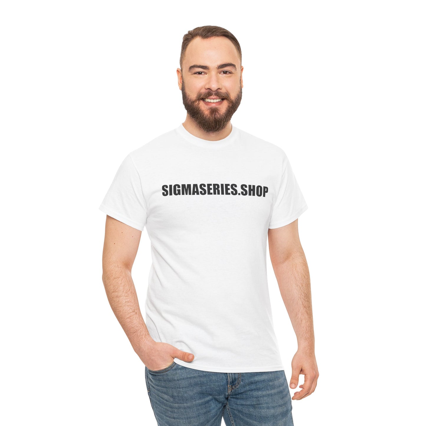 SIGMA SERIES SHOP LOGO T-SHIRT WHITE PHOTO 2