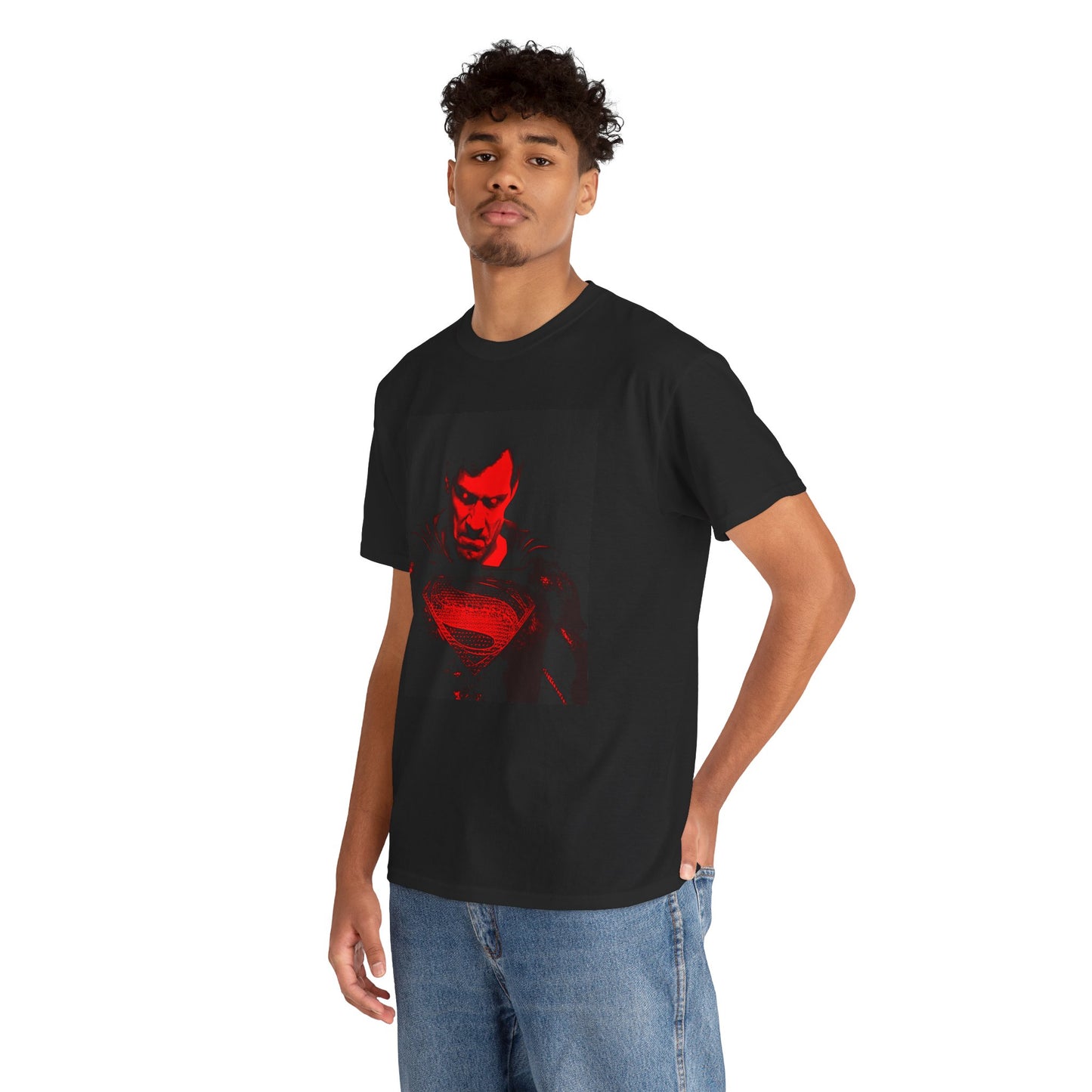 SUPERMAN HENRY CAVIL MAN OF STEEL GRAPHIC T-SHIRT PHOTO 1