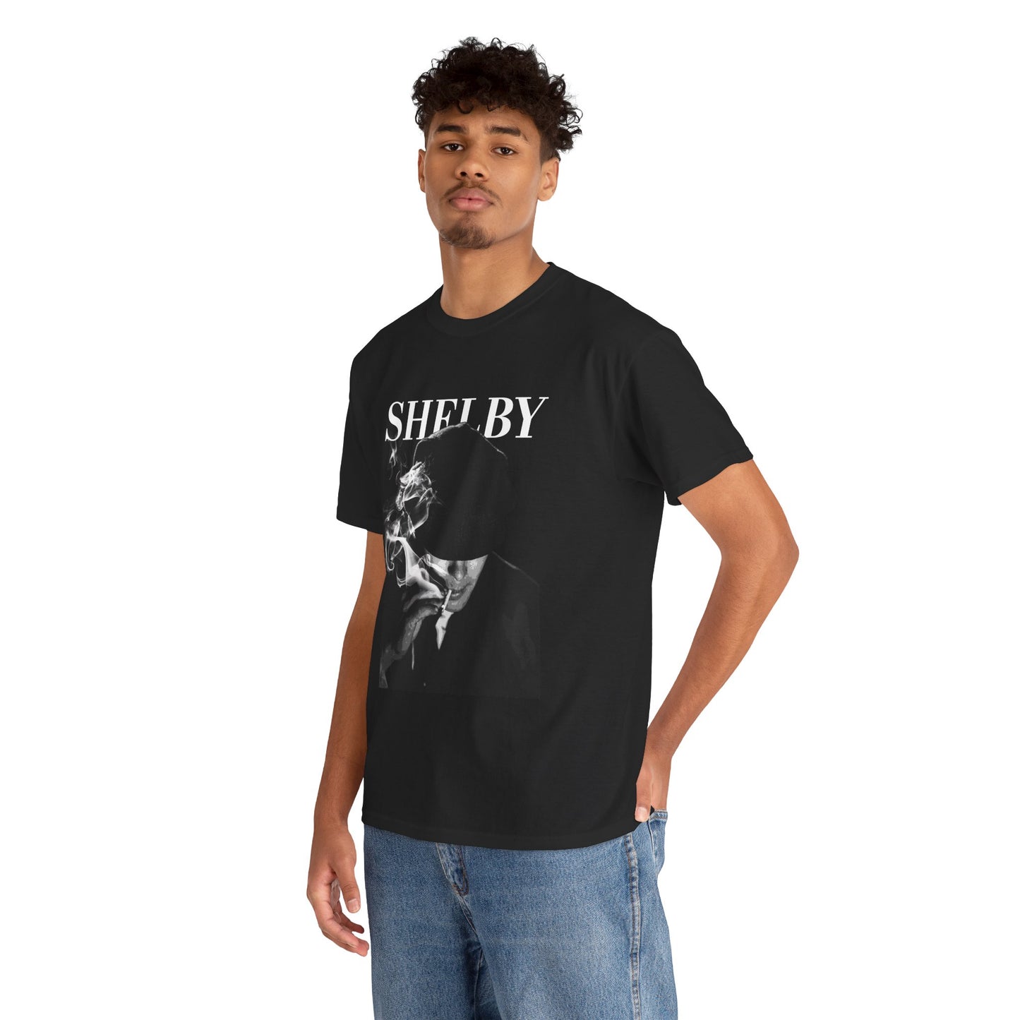 TOMMY SHELBY SMOKING GRAPHIC T-SHIRT PHOTO 1