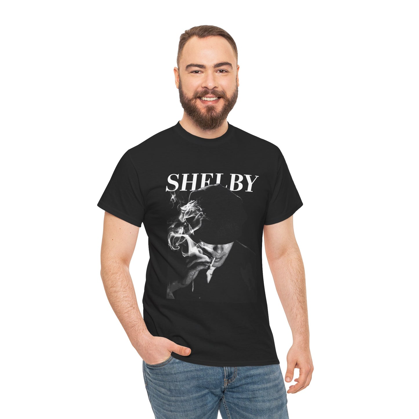 TOMMY SHELBY SMOKING GRAPHIC T-SHIRT PHOTO 2