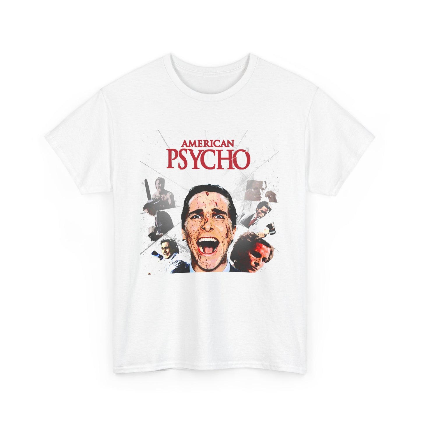 AMERICAN PSYCHO PATRIC BATEMAN T-SHIRT FULL COLOUR