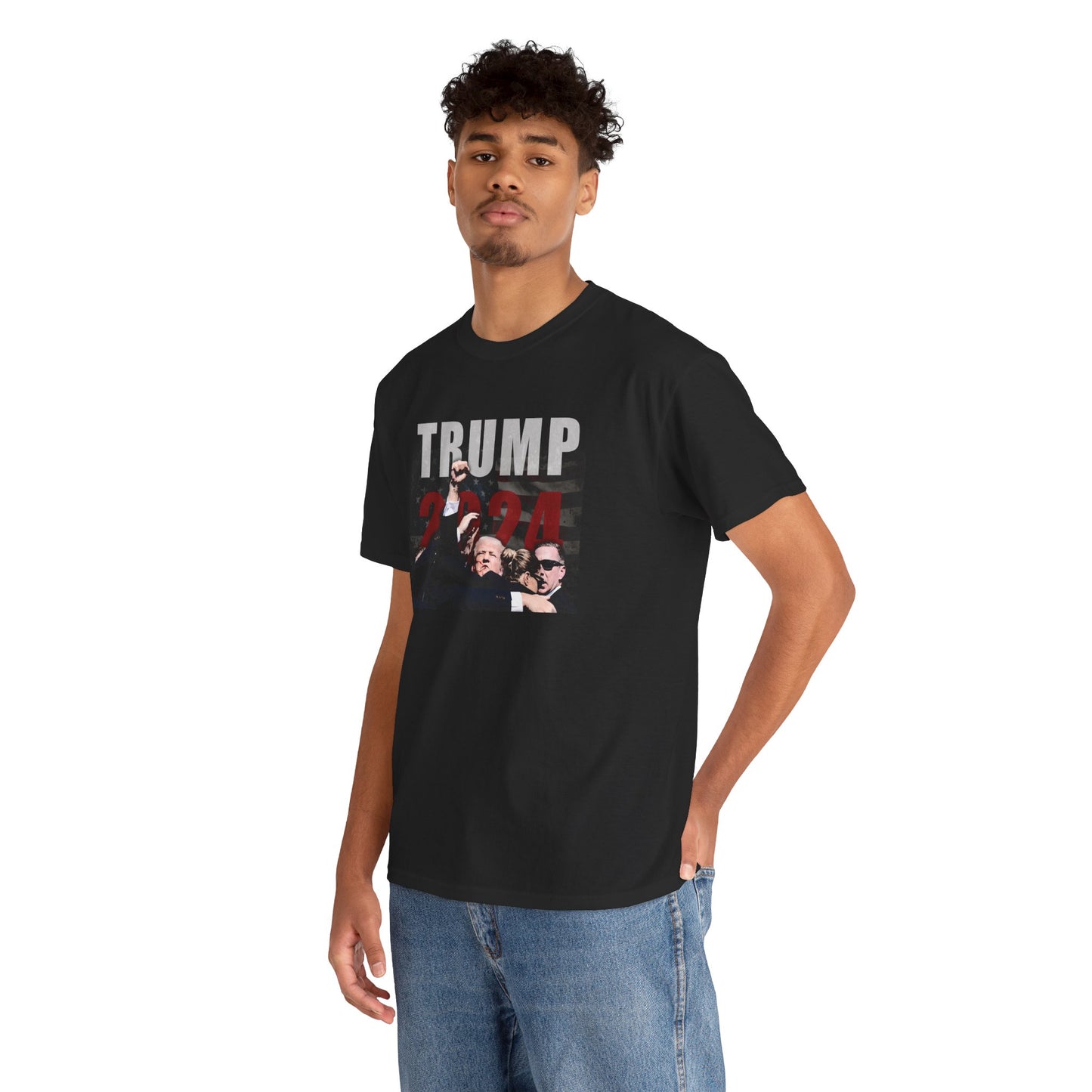 TRUMP 2024 HEAVY COTTON TEE