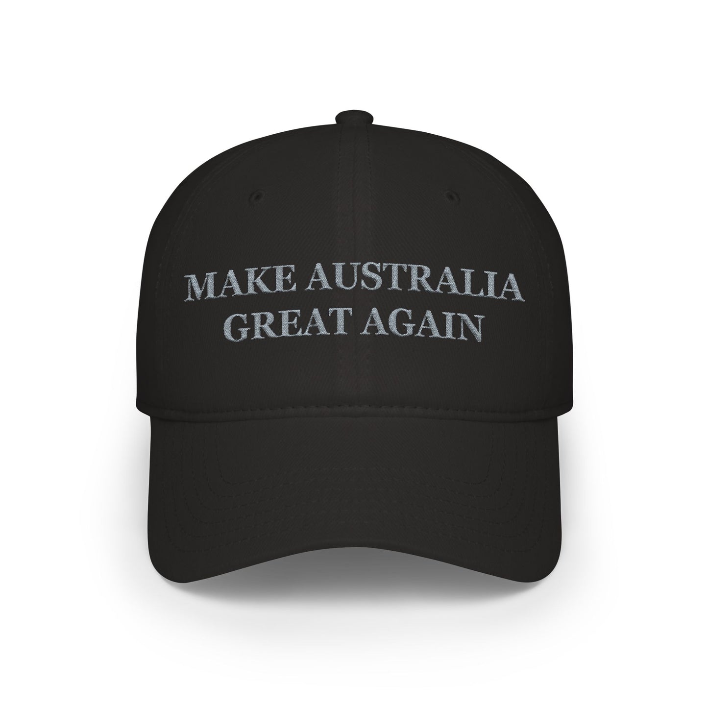MAKE AUSTRALIA GREAT AGAIN EMBROIDERED HAT BLACK