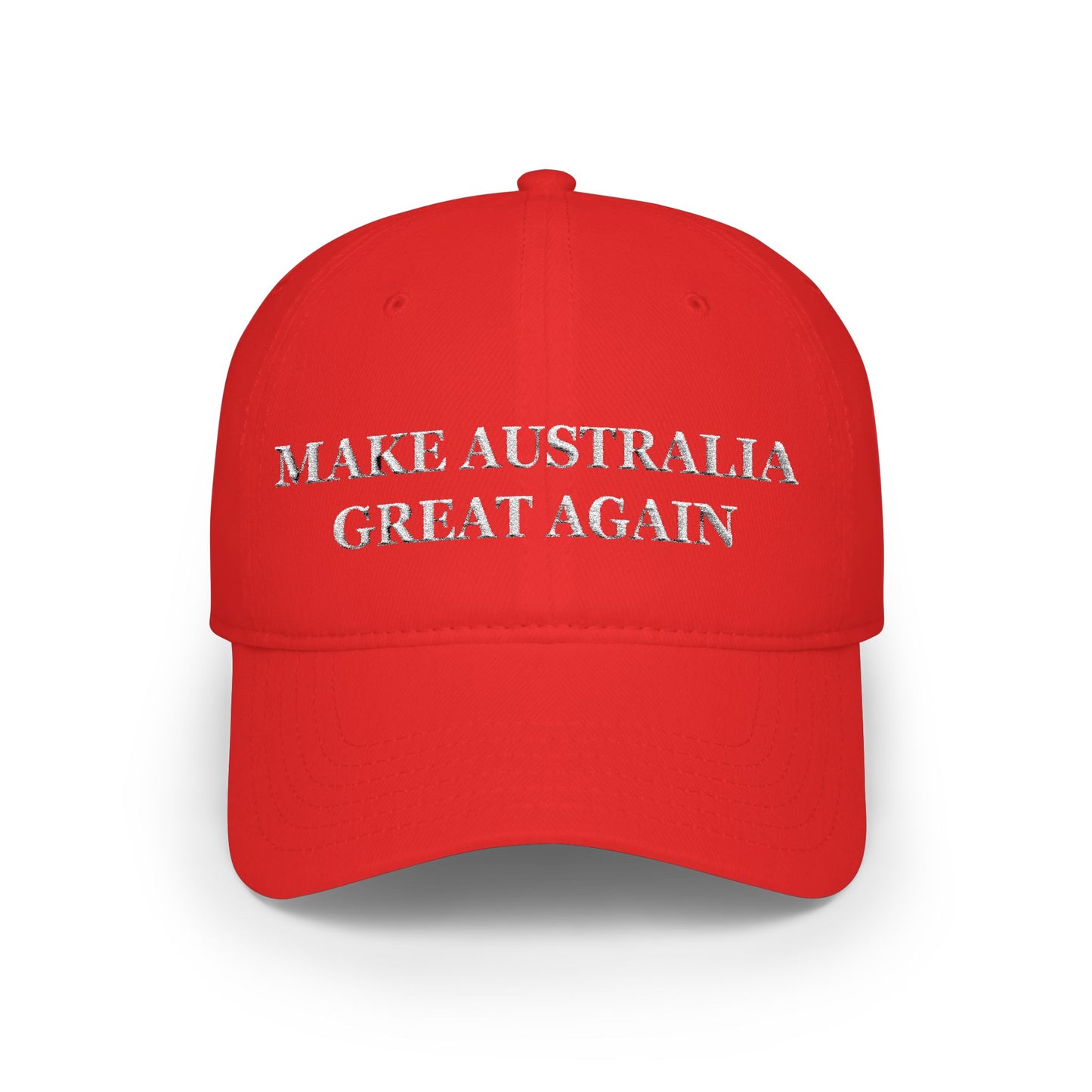 MAKE AUSTRALIA GREAT AGAIN EMBROIDERED HAT RED