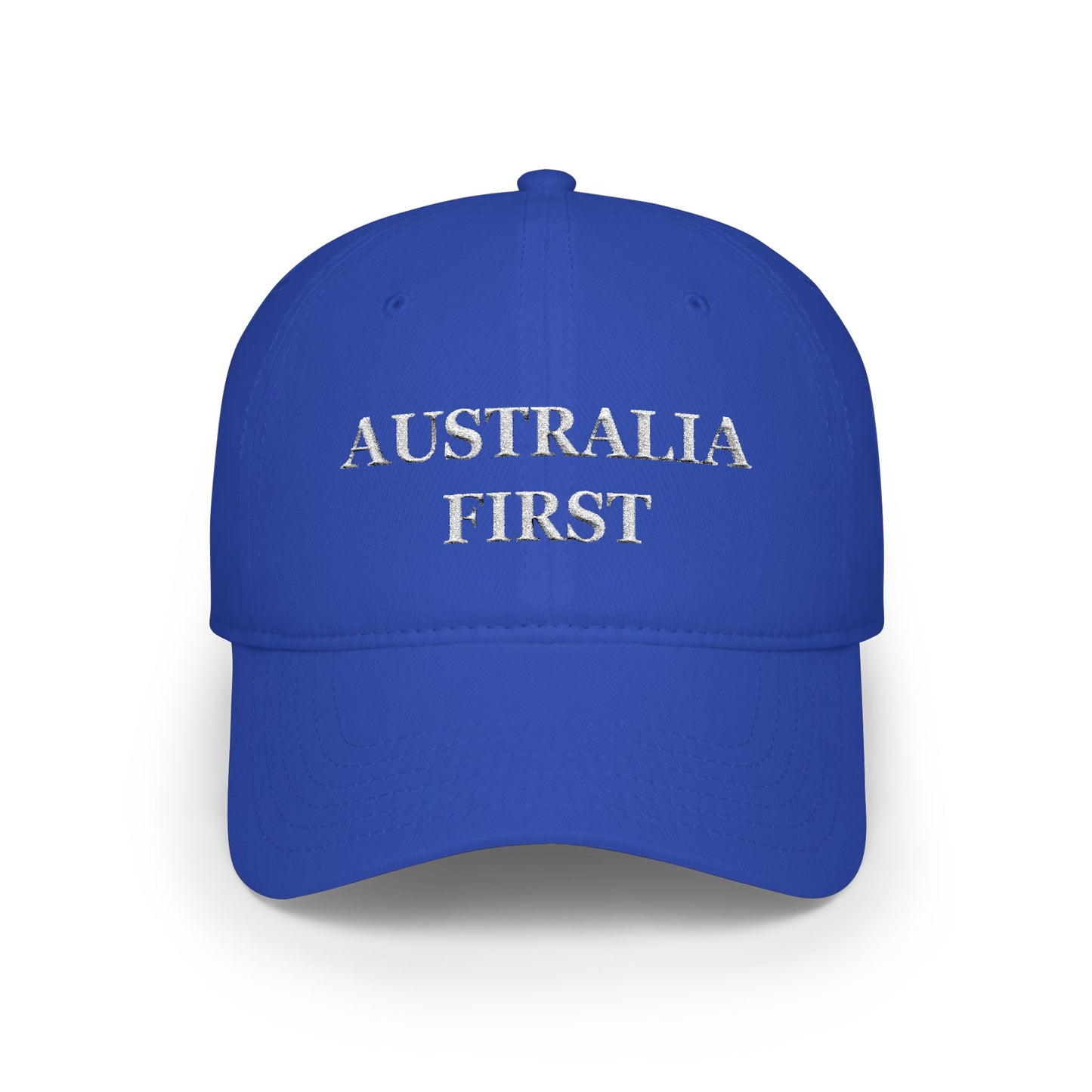 Australia First Embroidered Hat Blue