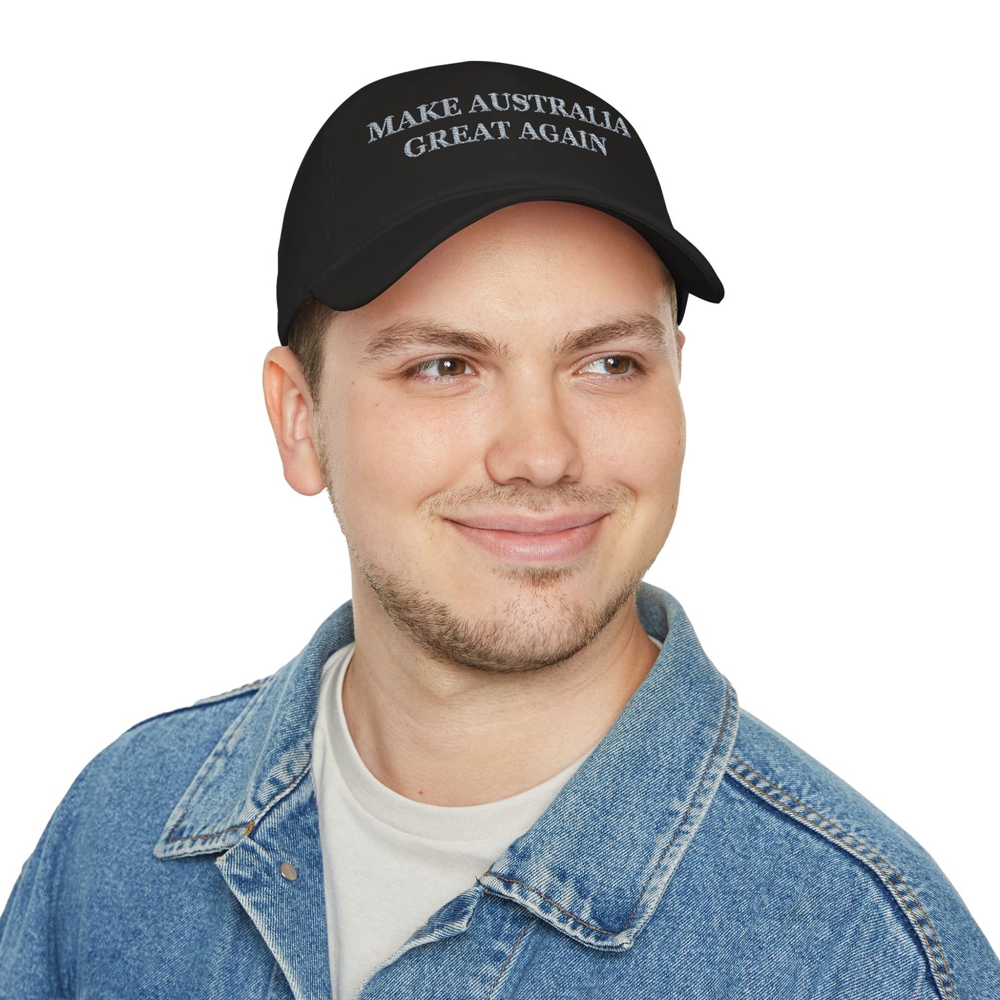 MAKE AUSTRALIA GREAT AGAIN EMBROIDERED HAT BLACK