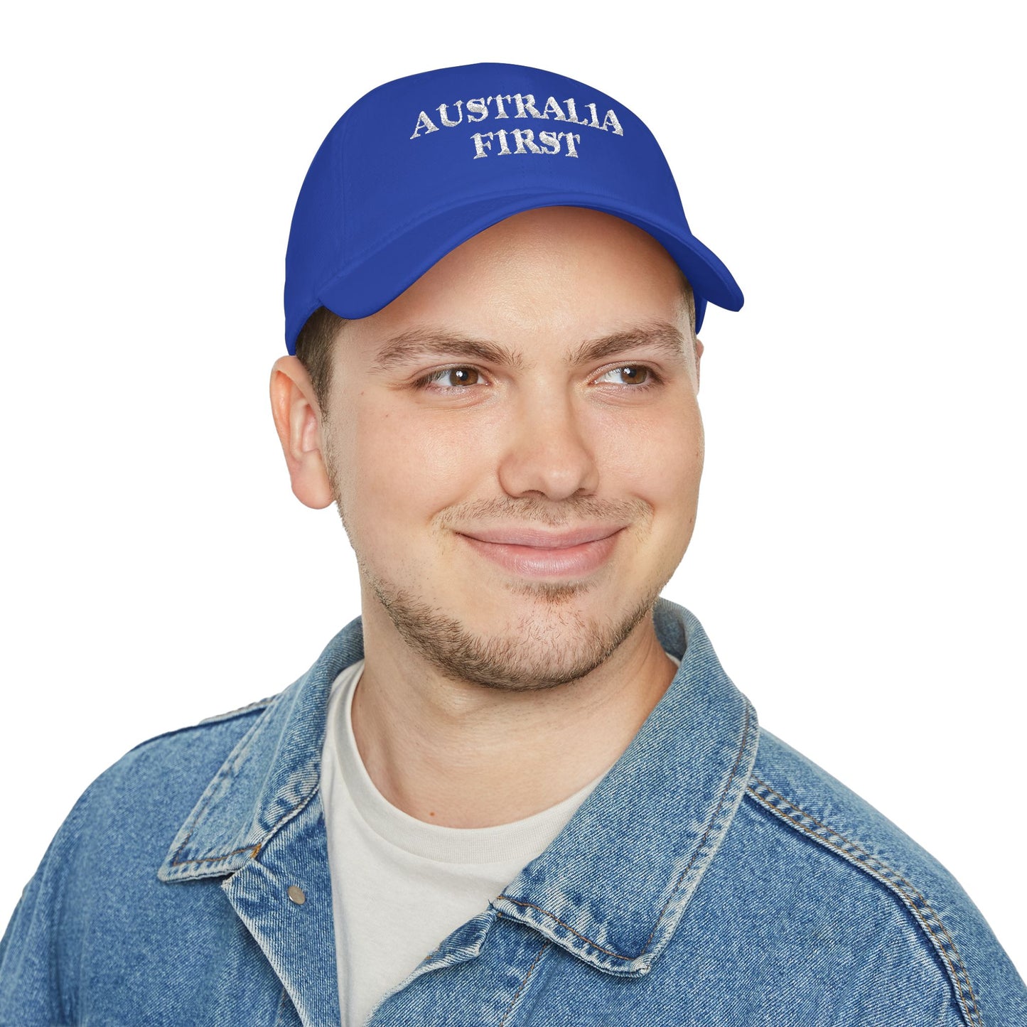 Australia First Embroidered Hat Blue
