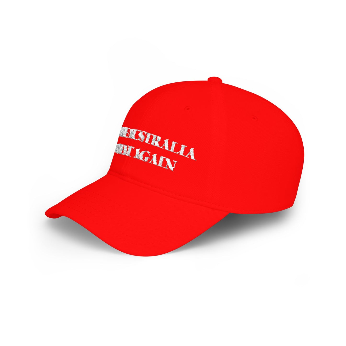 MAKE AUSTRALIA GREAT AGAIN EMBROIDERED HAT RED