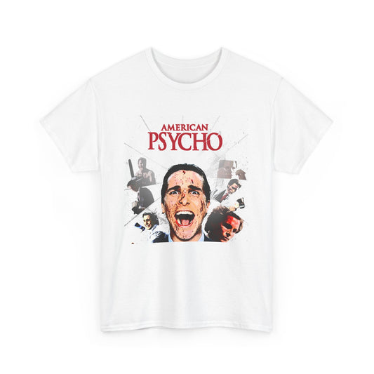 AMERICAN PSYCHO PATRIC BATEMAN T-SHIRT FULL COLOUR