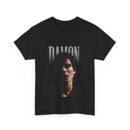 DAMON SALVATORE VAMPIRE DIARIES GRAPHIC T-SHIRT