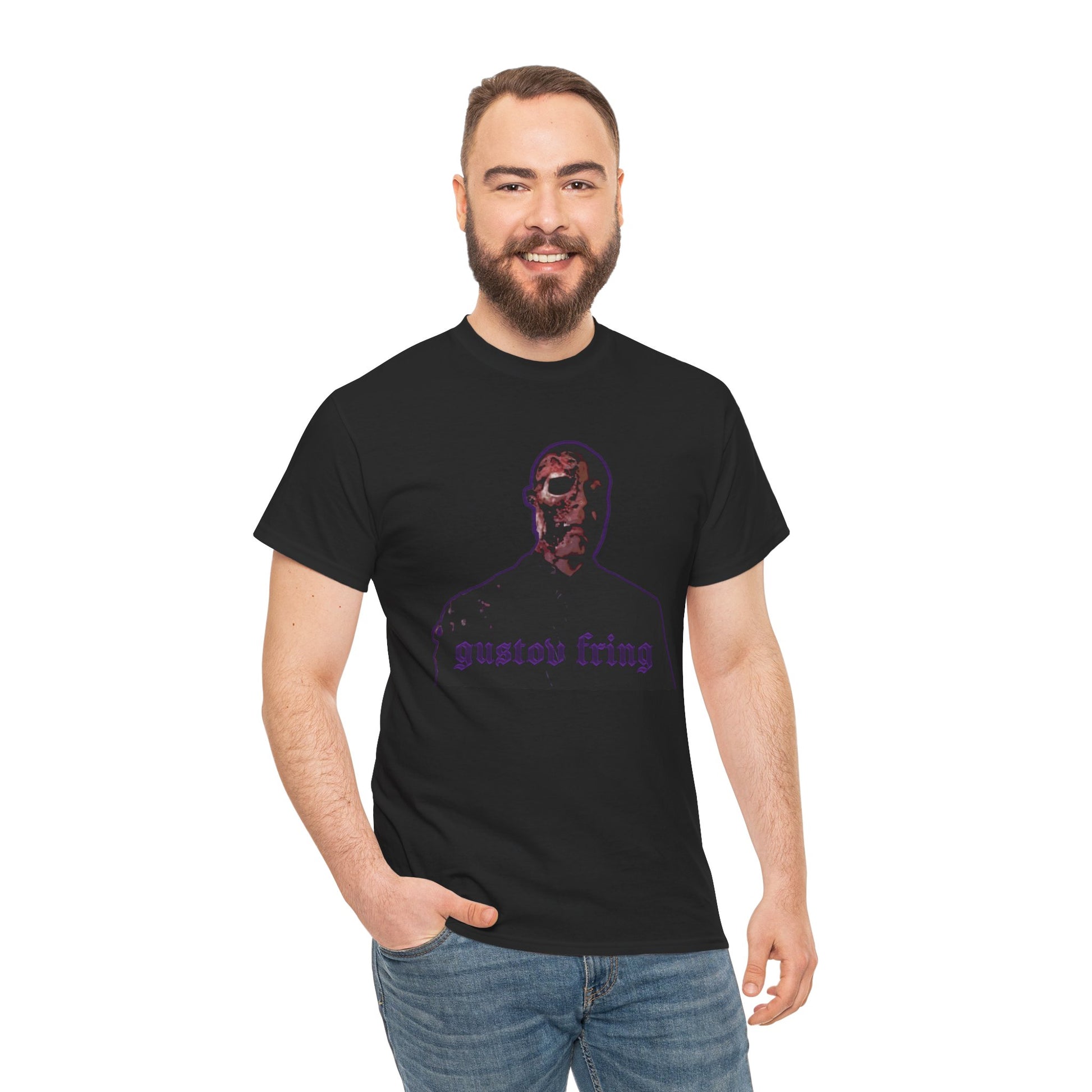 GUS FRING BREAKING BAD T-SHIRT PURPLE PHOTO 2