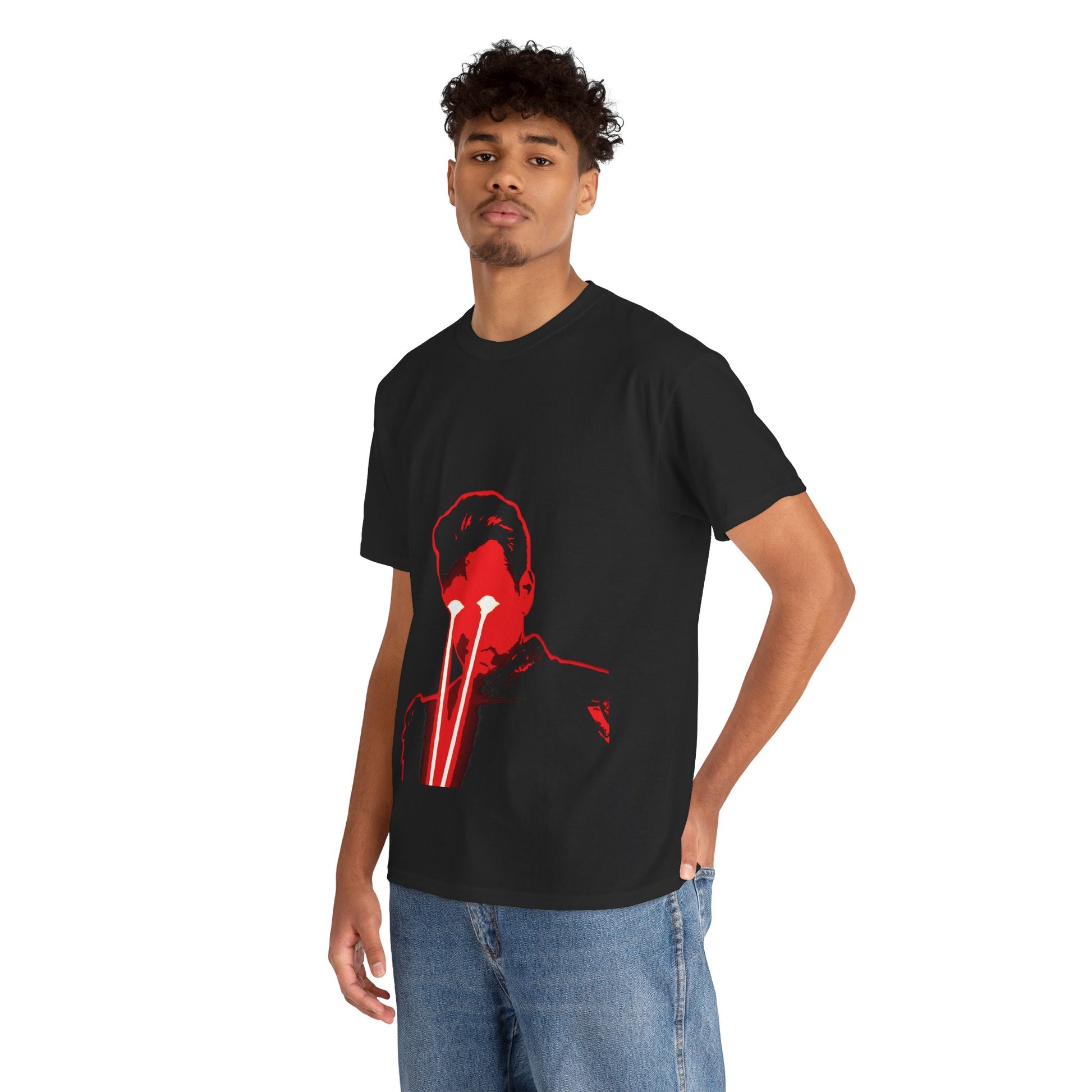 HOMELANDER GRAPHIC T-SHIRT RED AND BLACK PHOTO 1